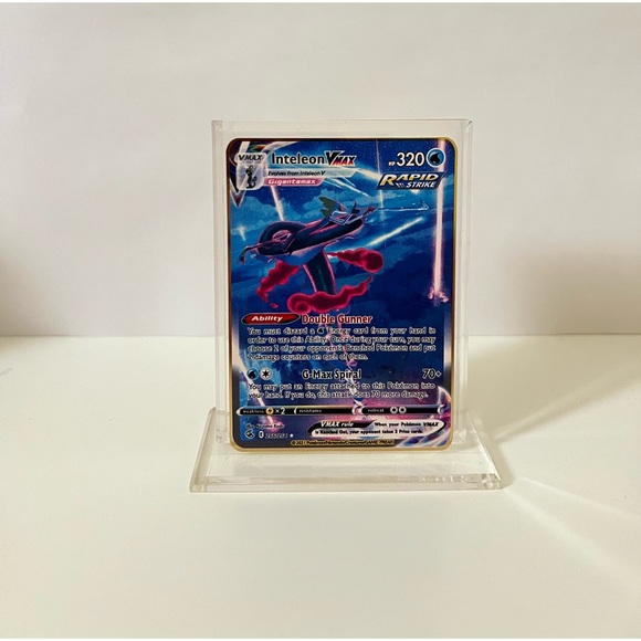 Pokemon Inteleon VMAX 266/264 METAL GOLD CARD Card Collectible/Gift/Display - Picture 2 of 3
